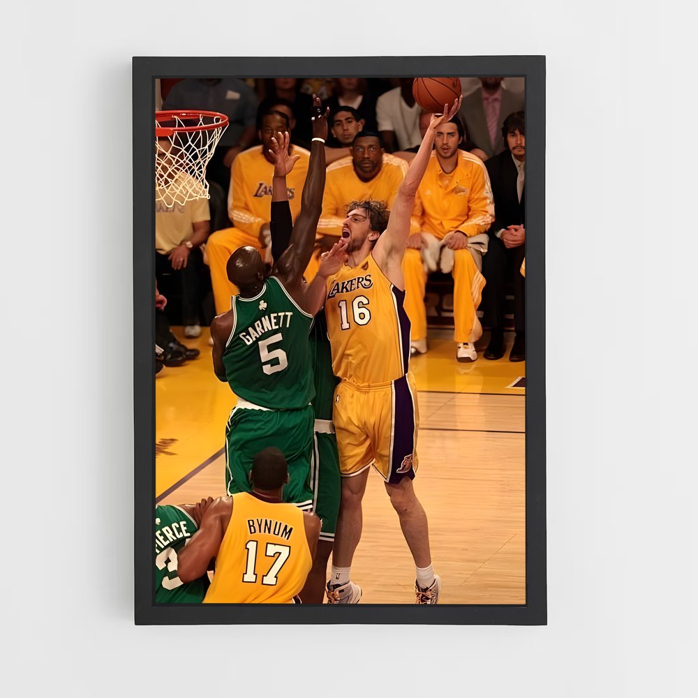 Poster Blocage Épique – affiche Basketball (vue 2)